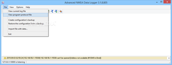 Advanced NMEA Data Logger screenshot 2
