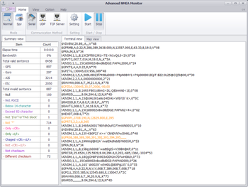 Advanced NMEA Monitor screenshot