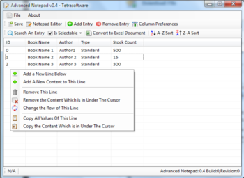 Advanced Notepad screenshot