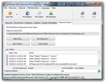 Advanced Office Password Recovery screenshot 5