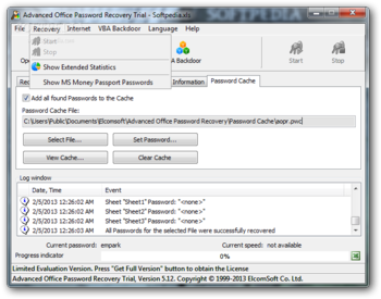 Advanced Office Password Recovery screenshot 6