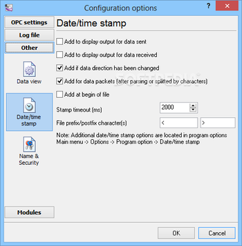 Advanced OPC Data Logger screenshot 11