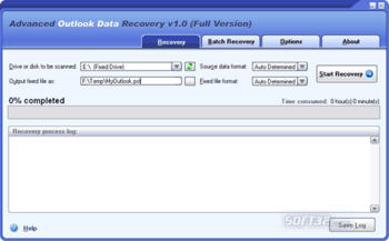 Advanced Outlook Data Recovery screenshot 3