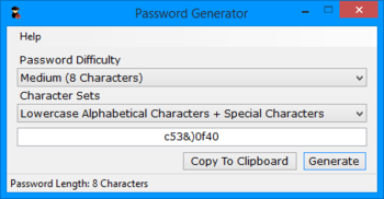 Advanced Password Generator screenshot 3