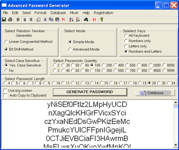 Advanced Password Generator screenshot 2