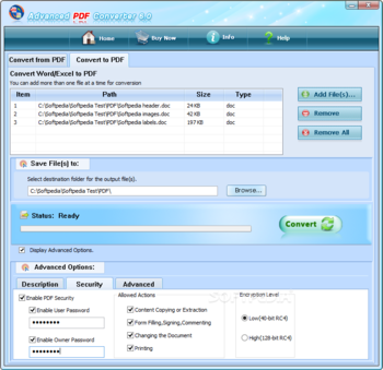 Advanced PDF Converter screenshot 4