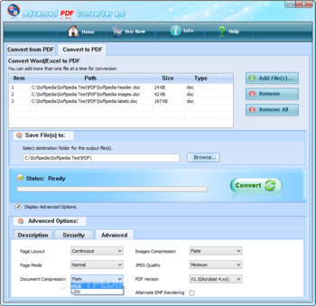 Advanced PDF Converter screenshot 5