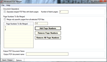 Advanced PDF Merger screenshot 2
