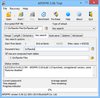 Advanced PDF Password Recovery screenshot 4