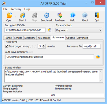 Advanced PDF Password Recovery screenshot 5