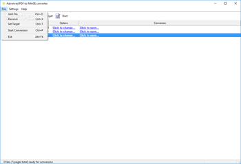 Advanced PDF to IMAGE converter screenshot 2