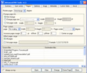 Advanced PDF Tools Command Line screenshot