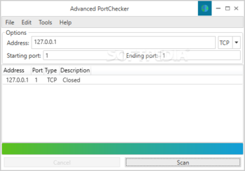 Advanced PortChecker screenshot