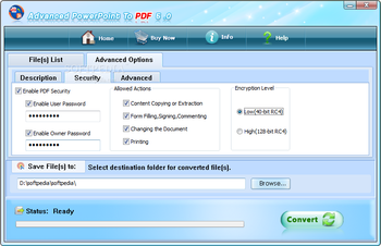 Advanced PowerPoint To PDF screenshot 3