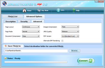Advanced PowerPoint To PDF screenshot 4