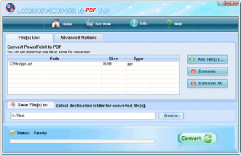 Advanced PPT To PDF screenshot 2