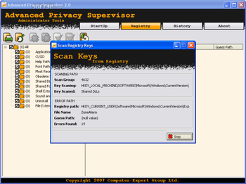 Advanced Privacy Supervisor screenshot 2