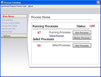 Advanced Process Gateway screenshot