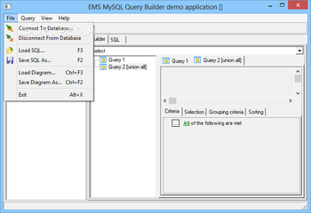 Advanced Query Builder screenshot 2