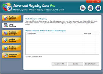 Advanced Registry Care Pro (formerly Advanced Registry Care) screenshot 2