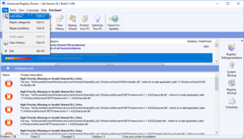 Advanced Registry Doctor Lite screenshot 4