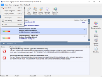 Advanced Registry Doctor Pro screenshot 2