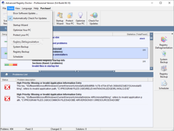 Advanced Registry Doctor Pro screenshot 3