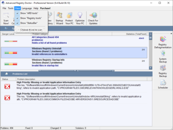Advanced Registry Doctor Pro screenshot 4
