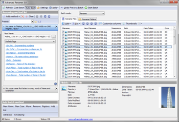 Advanced Renamer screenshot