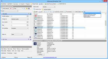 Advanced Renamer screenshot 2