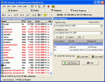 Advanced Replace Tools screenshot 2