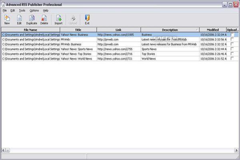 Advanced RSS Publisher Personal screenshot 2