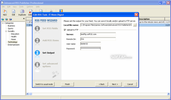 Advanced RSS Publisher Professional screenshot 5