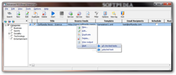 Advanced RSS2Email Enterprise screenshot 2
