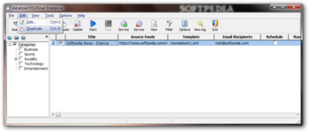 Advanced RSS2Email Enterprise screenshot 3