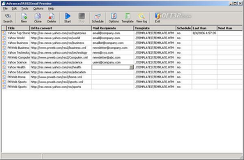 Advanced RSS2Email Professional screenshot 3
