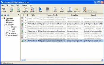 Advanced RSS2Web Personal screenshot 2