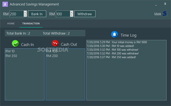 Advanced Savings Management screenshot 2