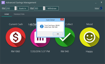 Advanced Savings Management screenshot 3