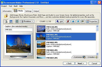 Advanced Screensaver Maker screenshot