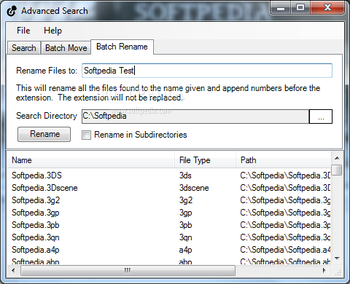 Advanced Search screenshot 3