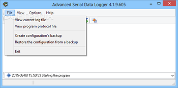 Advanced Serial Data Logger screenshot 2