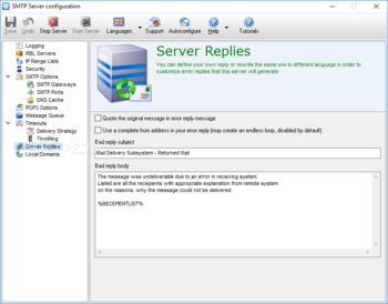Advanced SMTP Server screenshot 10