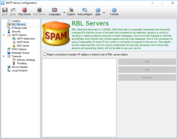 Advanced SMTP Server screenshot 2