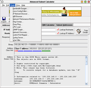 Advanced Subnet Calculator screenshot 2