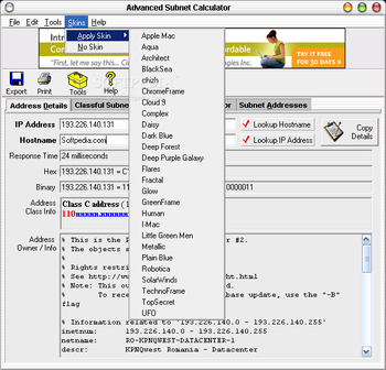 Advanced Subnet Calculator screenshot 3