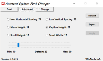 Advanced System Font Changer screenshot 3