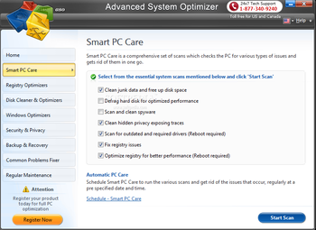Advanced System Optimizer screenshot 2