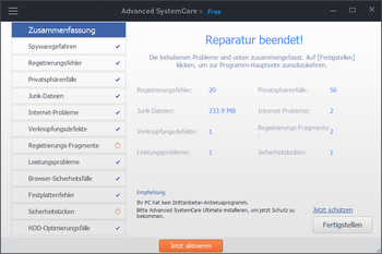 Advanced SystemCare screenshot 22