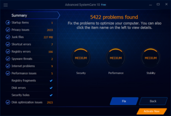 Advanced SystemCare screenshot 3